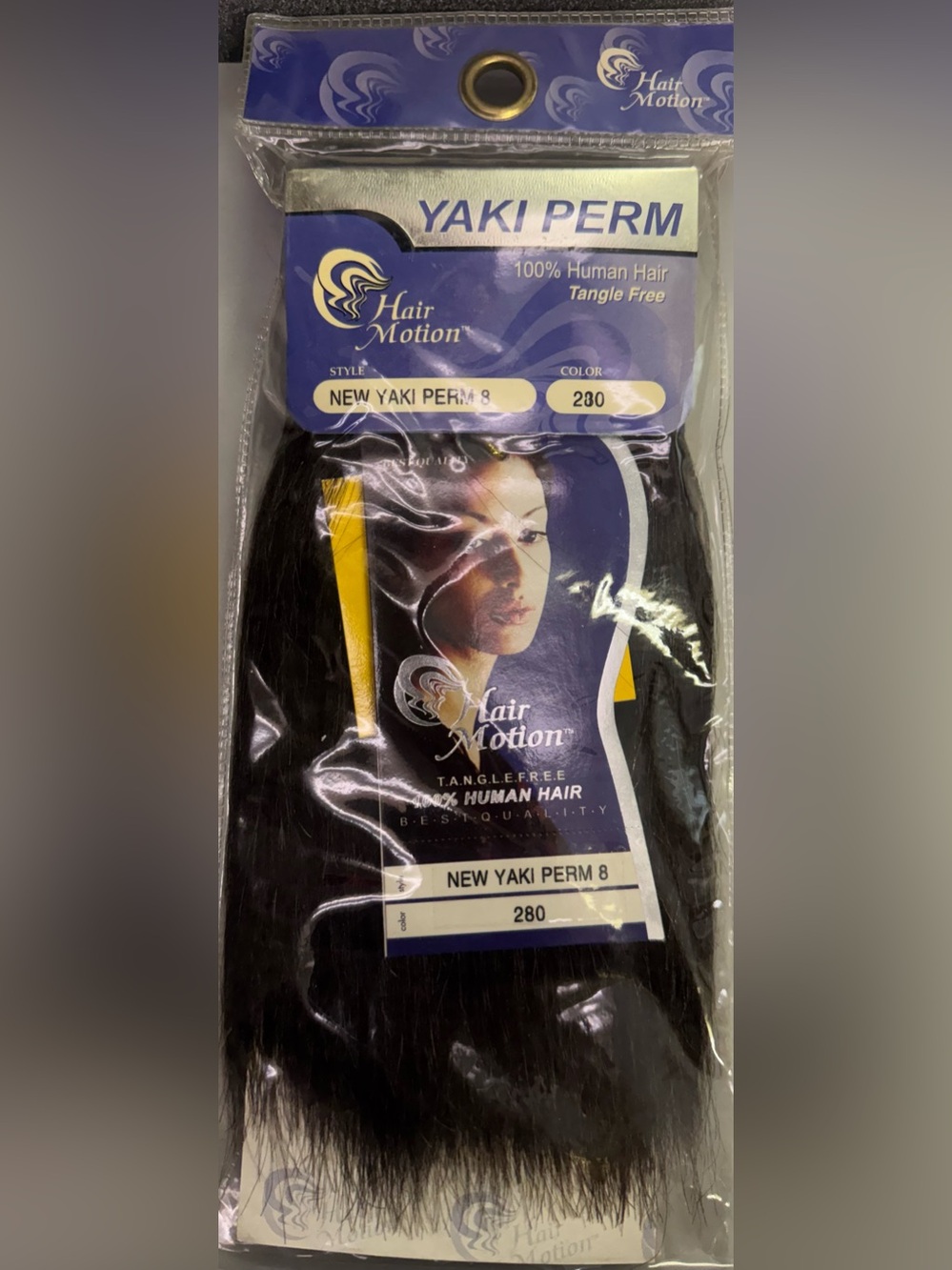 Hair motion. 100% human hair. New yaki perm.